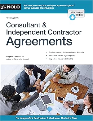 Seller image for Consultant & Independent Contractor Agreements for sale by Greenworld Books