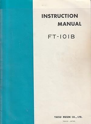 Bild des Verk�ufers f�r Instruction Manual for Yaesu Model FT-101B / 277B SSB Transceiver zum Verkauf von Book Booth