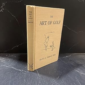 Seller image for the art of golf book, by sir walter simpson, 1992 Hardcover for sale by Greenworld Books