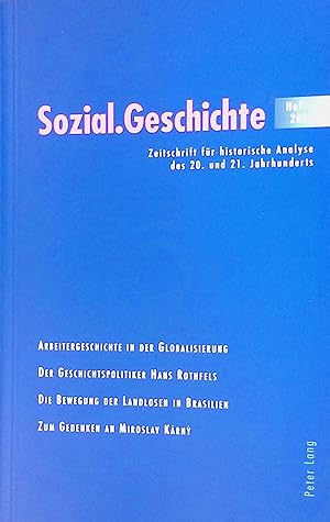 Imagen del vendedor de Alte und neue Subjektivit�t von Arbeit - Max Webers Arbeitsethik und das Konzept des Arbeitskraftunternehmers. -in: Sozial.Geschichte. Zeitschrift f�r historische Analyse des 20. und 21. Jahrhunderts. Heft 1 / 2003; Neue Folge 18. Jahrgang, Februar 2003. a la venta por books4less (Versandantiquariat Petra Gros GmbH & Co. KG)