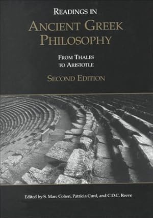 Bild des Verk�ufers f�r Readings in Ancient Greek Philosophy: From Thales to Aristotle zum Verkauf von Blue Vase Books