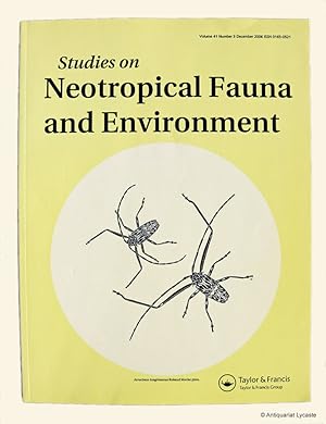 Imagen del vendedor de Studies on Neotropical Fauna and Environment. Vol. 41 No. 3 (2006). a la venta por Antiquariat Lycaste