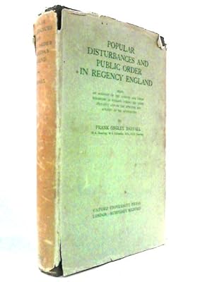 Bild des Verk�ufers f�r Popular Disturbances and Public Order in Regency England zum Verkauf von World of Rare Books