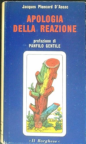 Imagen del vendedor de Apologia della reazione que vende Librodifaccia