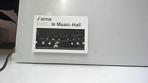 Imagen del vendedor de J Aime Le Music Hall a la venta por JLG_livres anciens et modernes