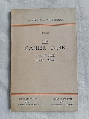 Bild des Verk�ufers f�r LE CAHIER NOIR - THE BLACK NOTE BOOK zum Verkauf von Librairie RAIMOND