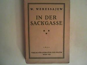 Von der Verkäuferin bzw. dem Verkäufer bereitgestelltes Bild für In der Sackgasse zum Verkauf durch ANTIQUARIAT FÖRDEBUCH Inh.Michael Simon