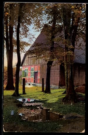 Bild des Verk�ufers f�r Ansichtskarte Photochromie Nr. 2484: Motiv einer Scheune zum Verkauf von Bartko-Reher