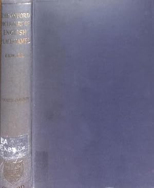 Image du vendeur pour The Concise Oxford Dictionary of English Place Names mis en vente par WeBuyBooks