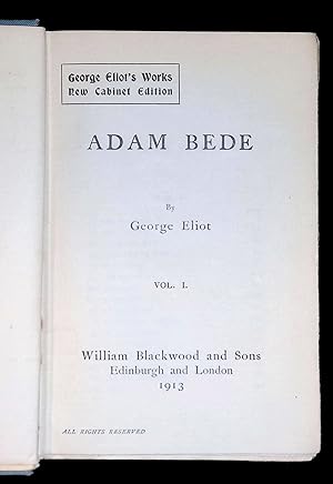 Seller image for Adam Bede for sale by LibrairieLaLettre2
