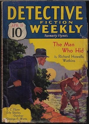 Seller image for DETECTIVE FICTION Weekly (Formerly FLYNN'S): April, Apr. 15, 1933 ("The House of Creeping Horror") for sale by Books from the Crypt