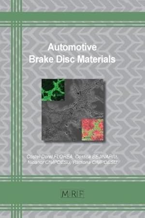 Imagen del vendedor de Automotive Brake Disc Materials a la venta por Rarewaves.com USA