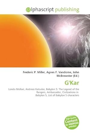 Imagen del vendedor de G'Kar a la venta por BuchWeltWeit Ludwig Meier e.K.