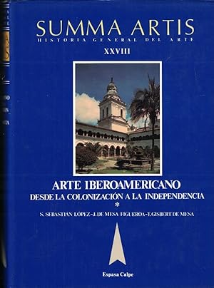 Imagen del vendedor de Summa Artis. Historia General del Arte. Vol. XXVIII. ARTE IBEROAMERICANO DESDE LA COLONIZACI�N A LA INDEPENDENCIA. (1� parte.) a la venta por Librer�a Torre�n de Rueda