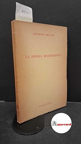 Von der Verkäuferin bzw. dem Verkäufer bereitgestelltes Bild für La poesia modernista zum Verkauf durch Amarcord libri
