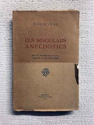 Image du vendeur pour Els singulars anecdòtics mis en vente par Campbell Llibres