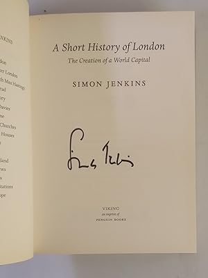 A Short History of London. Signed Copy.