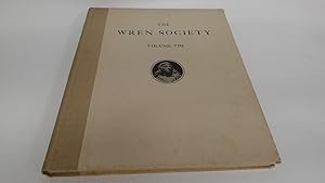 Von der Verkäuferin bzw. dem Verkäufer bereitgestelltes Bild für The Eighth volume of the Wren Society 1931 zum Verkauf durch BoundlessBookstore