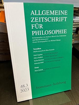 Immagine del venditore per Allgemeine Zeitschrift f�r Philosophie Heft 48.3/2023: Verzeihen venduto da Antiquariat Hecht