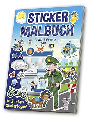 Von der Verkäuferin bzw. dem Verkäufer bereitgestelltes Bild für Mal- & Stickerbuch: Polizei zum Verkauf durch preigu