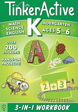 Imagen del vendedor de TinkerActive Kindergarten 3-in-1 Workbook: Math, Science, English Language Arts (TinkerActive Workbooks) a la venta por Aspen Book Co.