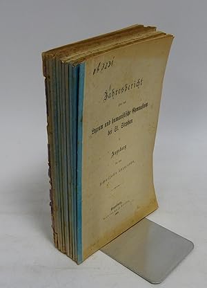Bild des Verk�ufers f�r Jahresbericht �ber das K. Lyzeum und humanistische Gymnasium bei St. Stephan in Augsburg (11 Schuljahre). zum Verkauf von Antiquariat Bookfarm