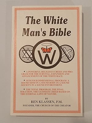 Seller image for White Man's Bible PB for sale by Brave White Books