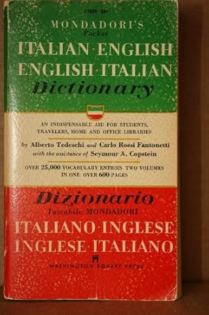 Imagen del vendedor de Mondadori's Pocket Italian-English English-Italian Dictionary a la venta por -OnTimeBooks-