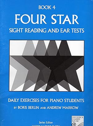 Immagine del venditore per Four Star Sight Reading and Ear Tests, Book 4: Daily Exercises for Piano Students venduto da -OnTimeBooks-