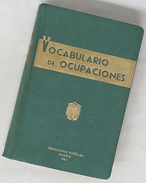 Image du vendeur pour Vocabulario de ocupaciones Dirección General de Empleo mis en vente par Librería Alonso Quijano