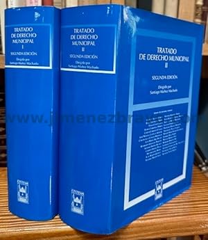 Imagen del vendedor de TRATADO DE DERECHO MUNICIPAL. Segunda edición que vende Fábula Libros (Librería Jiménez-Bravo)