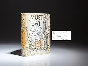 Seller image for I Must Say for sale by The First Edition Rare Books, LLC