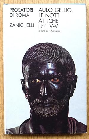 Seller image for Prosatori Di Roma: Aulo Gellio, Le Notti Attiche: Libro IV-V for sale by PsychoBabel & Skoob Books