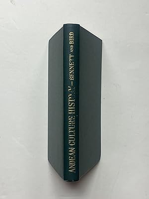 Bild des Verk�ufers f�r Andean Culture History zum Verkauf von Argosy Book Store, ABAA, ILAB