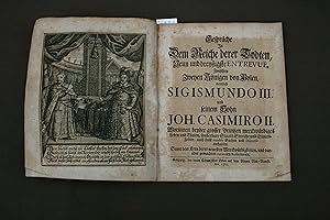 Seller image for Gespr�che in dem Reiche derer Todten, Entrevue 39, zwischen zweyen K�nigen von Polen, nemlich Sigismundo III und seinem Sohn Joh. Casimiro II. for sale by Antiquariat Hubertus von Somogyi-Erd�dy