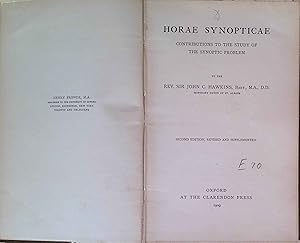 Bild des Verk�ufers f�r Horae Synopticae: Contributions to the Study of the Synoptic Problem. zum Verkauf von books4less (Versandantiquariat Petra Gros GmbH & Co. KG)