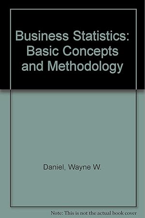 Image du vendeur pour Business statistics: For management and economics mis en vente par Bay State Book Company