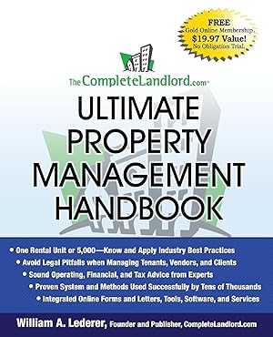 Imagen del vendedor de The CompleteLandlord.com Ultimate Property Management Handbook a la venta por Zoom Books East