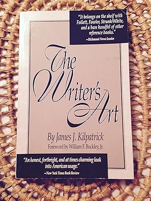 Seller image for The Writer's Art for sale by 3Brothers Bookstore