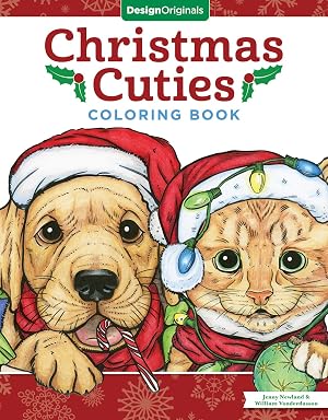 Immagine del venditore per Christmas Cuties Coloring Book (Design Originals) Puppies and Kittens in Festive Holiday Settings - Adult Coloring Book with One-Sided Designs on Extra-Thick Perforated Pages to Resist Bleed Through venduto da Goodwill Books