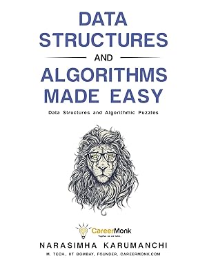 Immagine del venditore per Data Structures and Algorithms Made Easy: Data Structure and Algorithmic Puzzles venduto da -OnTimeBooks-