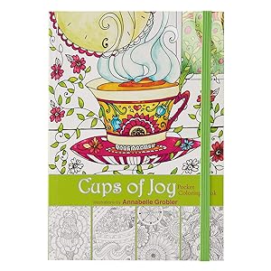 Bild des Verk�ufers f�r "Cups of Joy" Pocket Edition Inspirational Adult Coloring Book zum Verkauf von -OnTimeBooks-