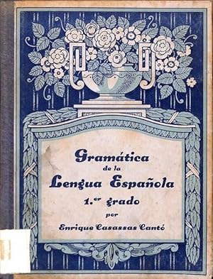 Seller image for GRAM�TICA DE LA LENGUA ESPA�OLA. 1ER GRADO for sale by Librer�a Smile Books.