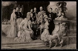 Imagen del vendedor de Ansichtskarte Das Kaiserhaus, Wilhelm II. von Preussen im Kreis seiner Familie a la venta por Bartko-Reher