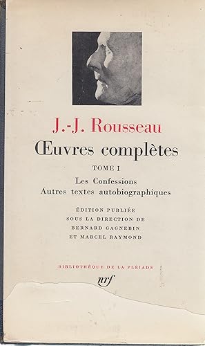 Seller image for Rousseau Confessions Autres Textes Autobiographiques (livre d'occasion) for sale by JLG_livres anciens et modernes