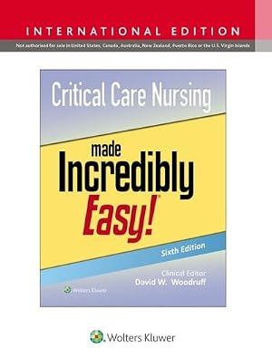 Immagine del venditore per Critical Care Nursing Made Incredibly Easy! venduto da BuchWeltWeit Ludwig Meier e.K.