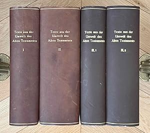 Bild des Verk�ufers f�r Texte aus der Umwelt des Alten Testaments. Band I: Rechts- und Wirtschaftsurkunden, Historisch-chronologische Texte. Band II: Orakel, Rituale, Bau- und Votivinschriften, Lieder und Gebete. Band III: Weisheitstexte, Mythen und Epen (complete set) zum Verkauf von Meretseger Books