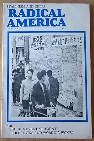 Bild des Verk�ufers f�r Radical America. Vol 10, No. 3. May-June 1976 zum Verkauf von Raritan River Books
