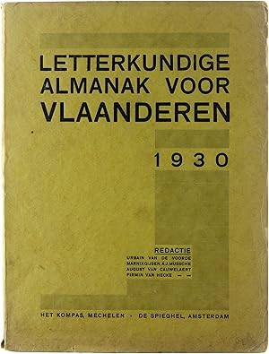 Bild des Verk�ufers f�r Letterkundige almanak voor Vlaanderen 1930 zum Verkauf von Untje.com