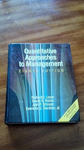 Seller image for Quantitative Approaches to Management/Book and Disk (Schaum's Outline Series in Accounting, Business, & Economics) for sale by -OnTimeBooks-